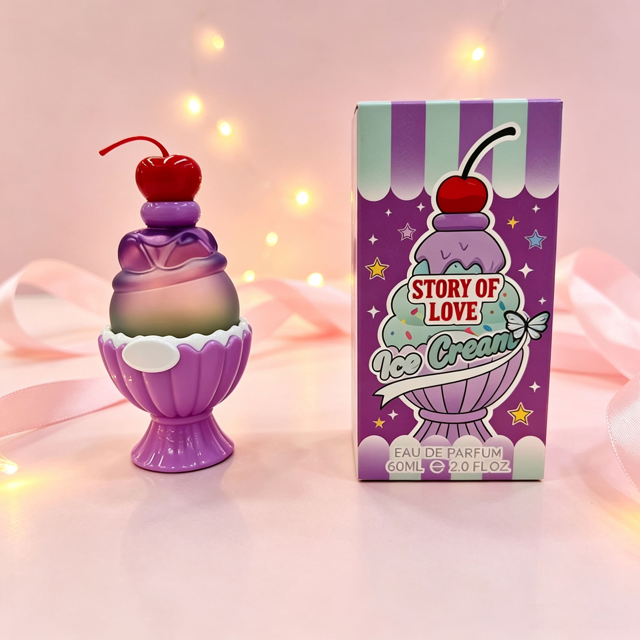 Cute Ice Cream Shaped Eau De P - Fragrance Perfume Box review and price