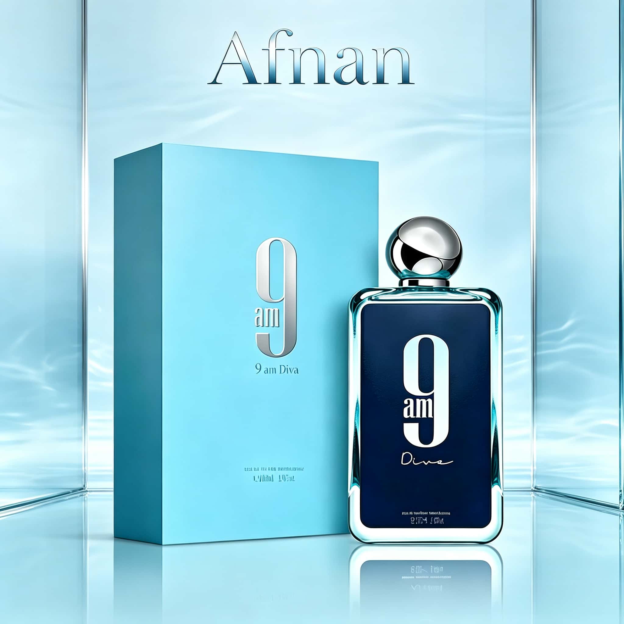 Afnan 9am Diva EDP 100ml Unise - Fragrance Perfume Box review and price